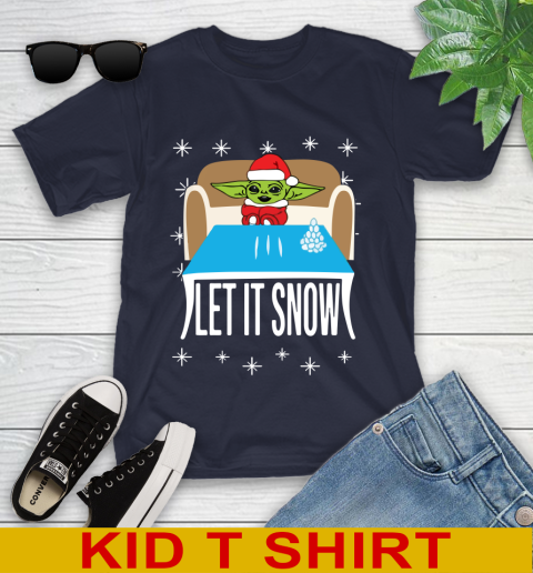 Christmas Baby Yoda And Cocaine Let It Snow Star Wars Shirts 98