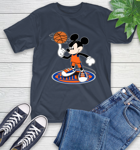 NBA Basketball New York Knicks Cheerful Mickey Disney Shirt T-Shirt 4