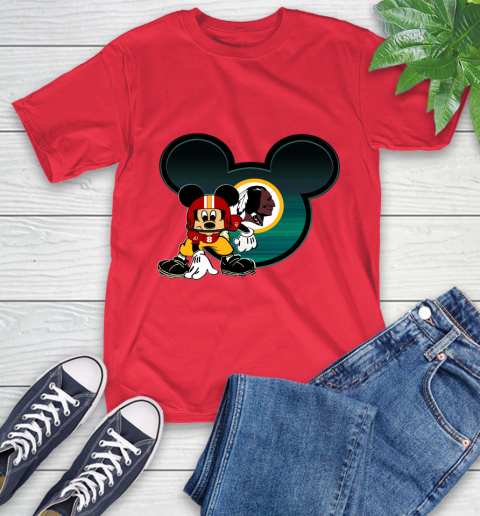 NFL Washington Redskins Mickey Mouse Disney Football T Shirt T-Shirt 10