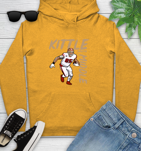 George Kittle Kittle Over the Middle San Francisco Shirt 136