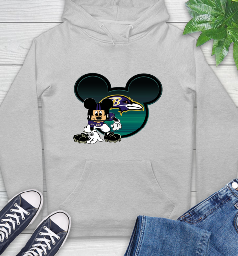 NFL Baltimore Ravens Mickey Mouse Disney Football T Shirt Hoodie 6
