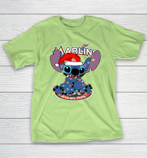 Miami Marlins MLB noel stitch Baseball Christmas T-Shirt 6