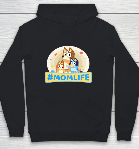 Bluey Mom Family For Life Youth Hoodie