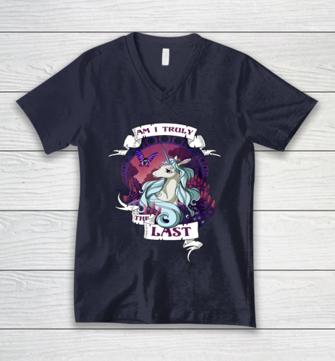 I am truly the last unicorn V-Neck T-Shirt 2