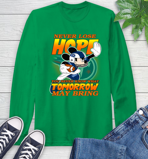 Tennessee Titans NFL Football Mickey Disney Never Lose Hope Long Sleeve T-Shirt 8