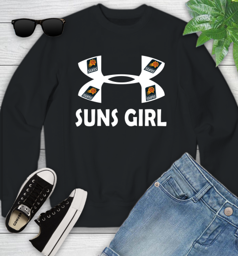 NBA Phoenix Suns Girl Under Armour Basketball Sports Youth Sweatshirt