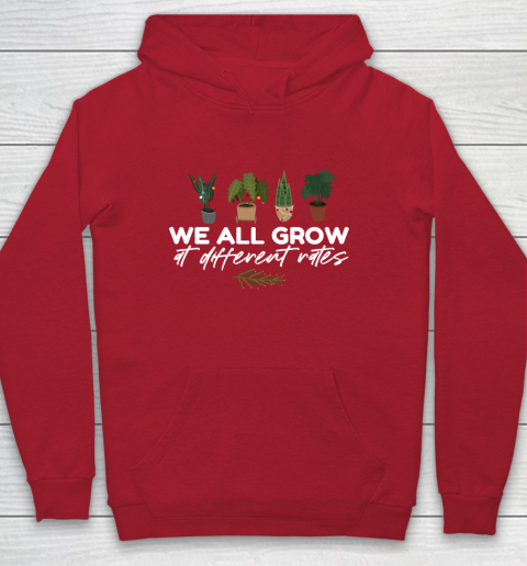 We All Grow At Different Rates, Special Education Teacher Autism Awareness Youth Hoodie 7