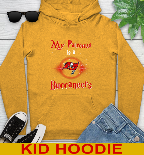 NFL Football Harry Potter My Patronus Is A Tampa Bay Buccaneers Youth Hoodie 2