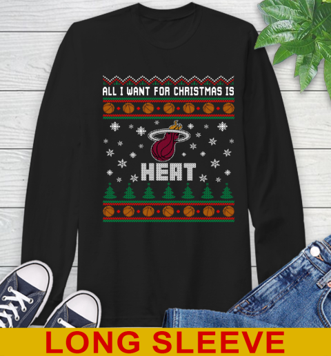 NBA Basketball All I Want For Christmas Is Miami Heat 55