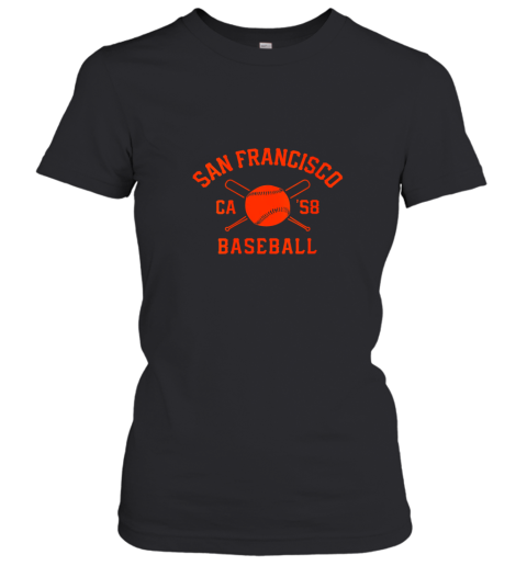 Womens San Francisco Baseball Vintage SF The City Cali Retro Gift Women's T-Shirt