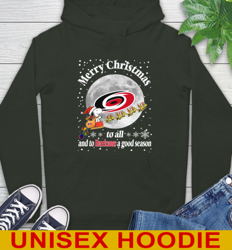 Carolina Hurricanes Merry Christmas To All And To Hurricanes A Good Season NHL Hockey Sports Hoodie 12