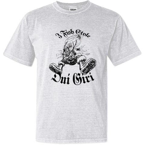 3 Fish Style Oni Giri Dyed Heavyweight T-Shirt