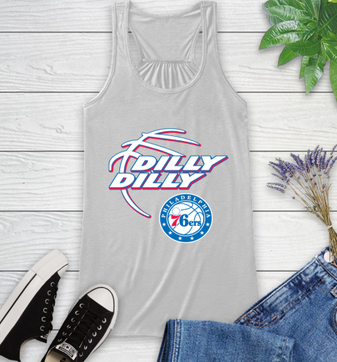NBA Philadelphia 76ers Dilly Dilly Basketball Sports Racerback Tank