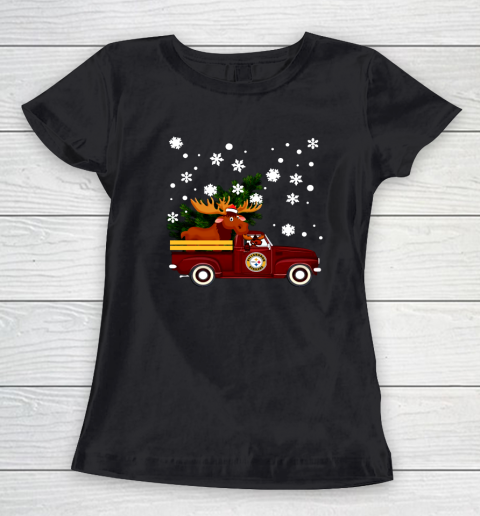 Pittsburgh Steelers Bring Christmas Home NFL Women's T-Shirt