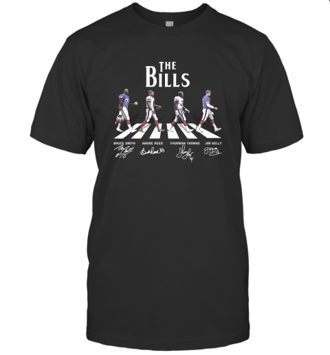 Top Abbey Road The Bills Signature T Shirt 2 T-Shirt