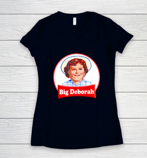Big Deborah Women's V-Neck T-Shirt 2