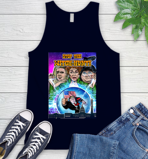Stop The Witch Hunt Trump Tank Top 3