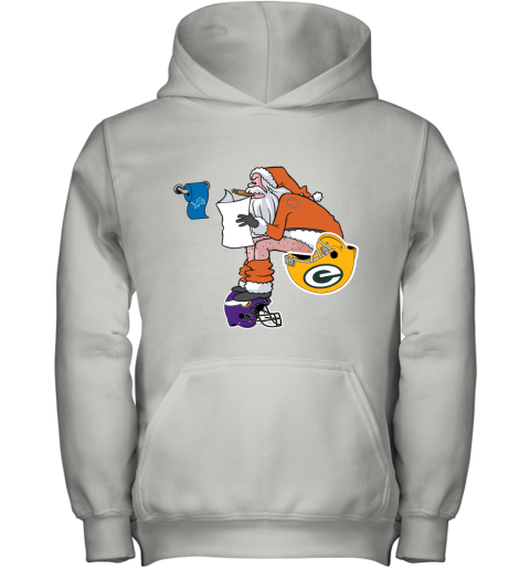 Santa Claus Chicago Bears Shit On Other Teams Christmas Youth Hoodie