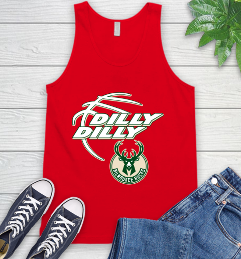 NBA Milwaukee Bucks Dilly Dilly Basketball Sports Tank Top 6