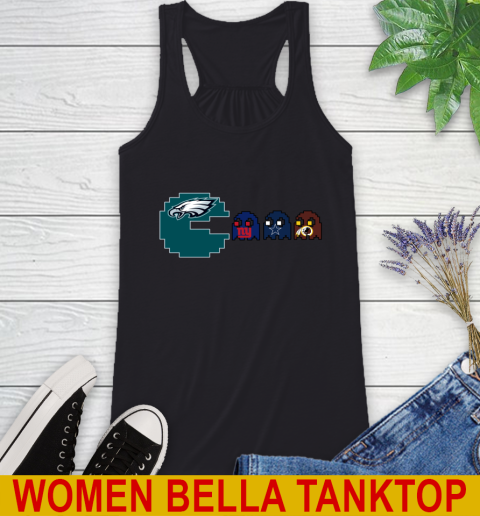 Philadelphia Eagles NFL Football Pac Man Champion Racerback Tank 2