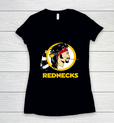 Washington Caucasians Rednecks football team Women's V-Neck T-Shirt