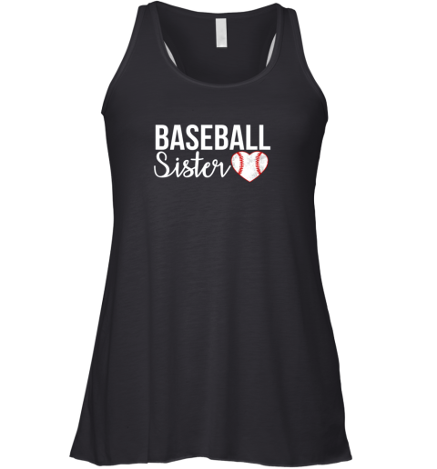 Baseball Sister Shirt Baseball Gifts For Baseball Fans Racerback Tank