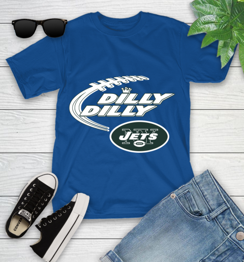 NFL New York Jets Dilly Dilly Football Sports Youth T-Shirt 9