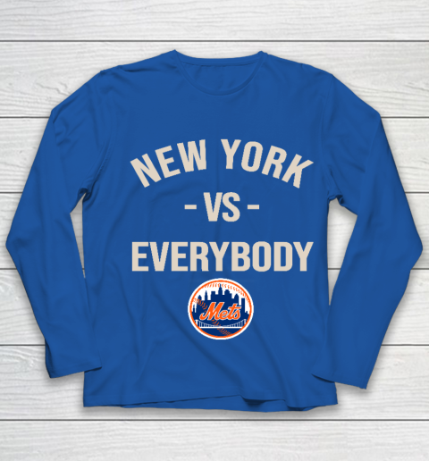 New York Mets Vs Everybody Youth Long Sleeve 7