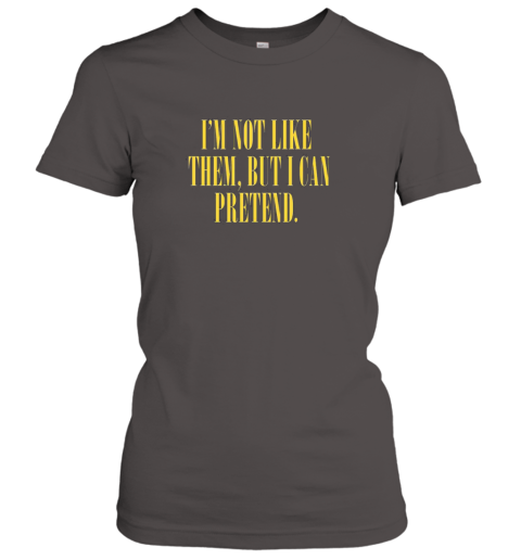 Nirvana Lyrics Im Not Like Them But I Can Pretend Women's T-Shirt