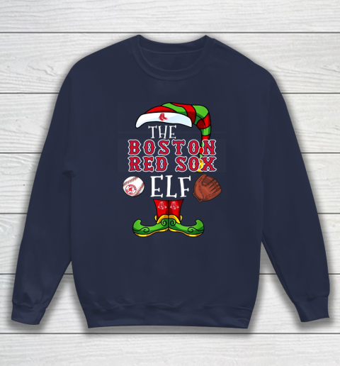 Boston Red Sox Christmas ELF Funny MLB Sweatshirt 2