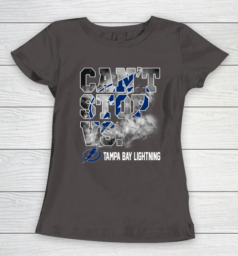 NHL Tampa Bay Lightning Hockey Can't Stop Vs Women's T-Shirt 7