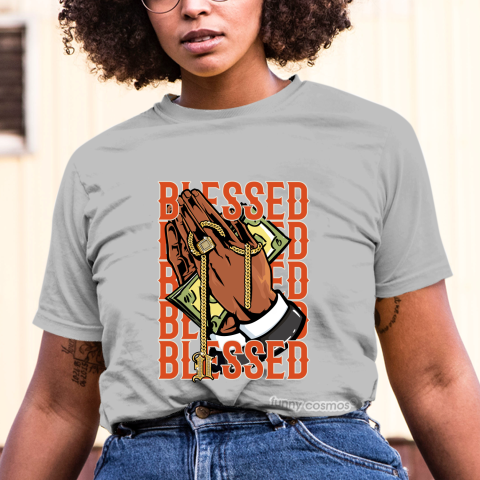 Air Jordan 1 Shattered Backboard matching sneaker tshirt Drake Blessed Orange and White Jordan Tshirt