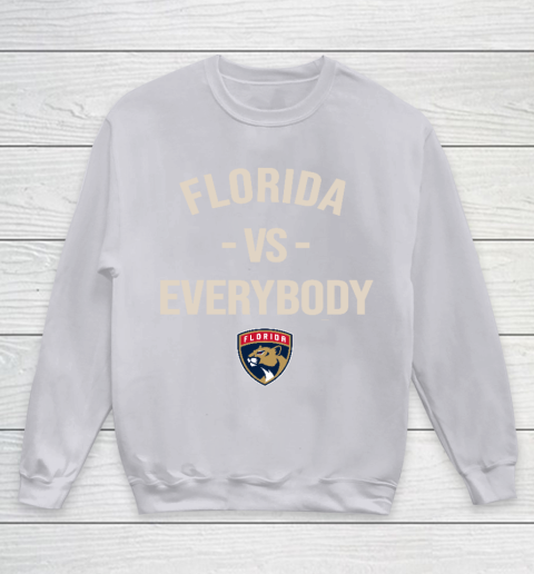 Florida Panthers Vs Everybody Youth Sweatshirt 3