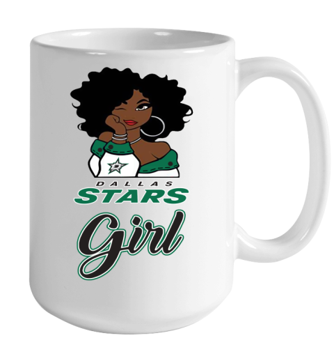 Dallas Stars Girl NHL Color Changing Mug 15oz 2
