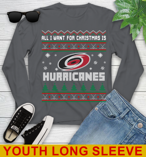 Carolina Hurricanes NHL Hockey All I Want For Christmas Is My Team Sports 125