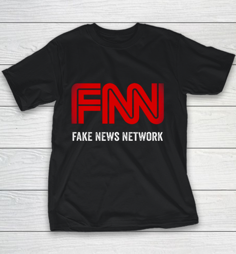 FNN The Fake News Network Funny Trump Quote Youth T-Shirt