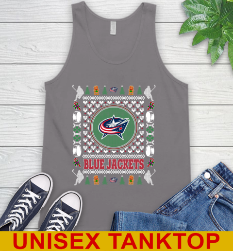 Columbus Blue Jackets Merry Christmas NHL Hockey Loyal Fan Tank Top 6
