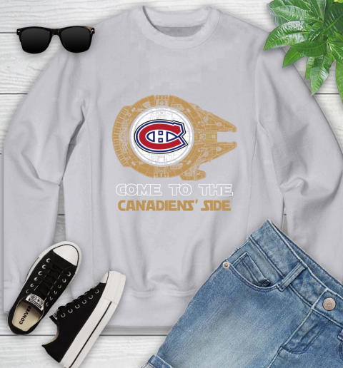 NHL Come To The Montreal Canadiens Wars Hockey Sports Youth Sweatshirt 3