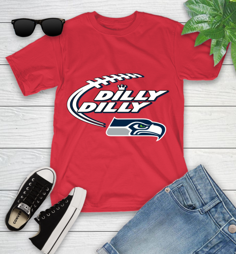 NFL Seattle Seahawks Dilly Dilly Football Sports Youth T-Shirt 10