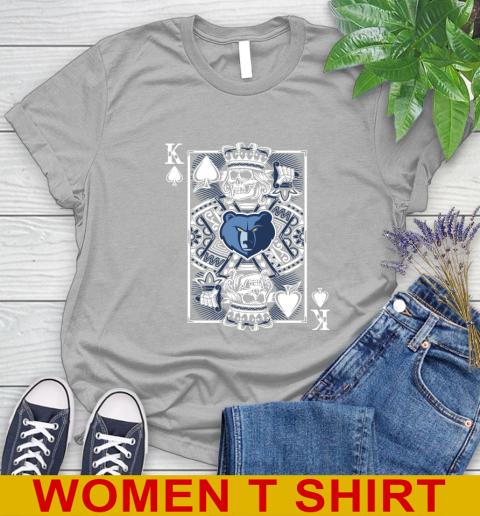 Memphis Grizzlies NBA Basketball The King Of Spades Death Cards Shirt Women's T-Shirt 5