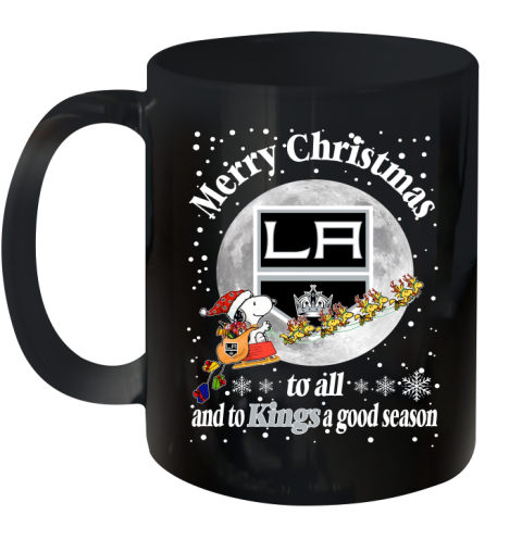 Los Angeles Kings Merry Christmas To All And To Kings A Good Season NHL Hockey Sports Ceramic Mug 11oz