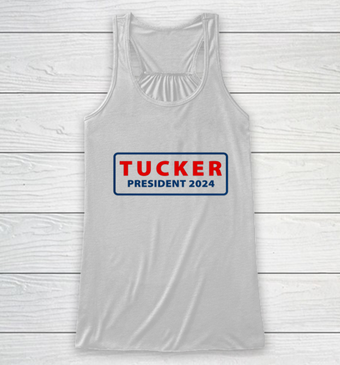 Tucker for President 2024 Tucker Carlson 2024 Racerback Tank