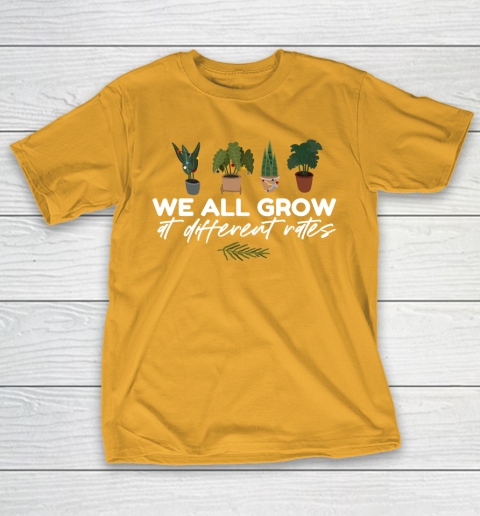 We All Grow At Different Rates, Special Education Teacher Autism Awareness T-Shirt 2