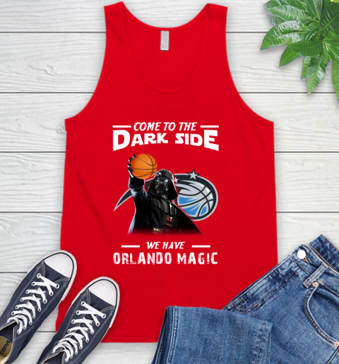 NBA Come To The Dark Side We Have Orlando Magic Star Wars Darth Vader Basketball Tank Top 5