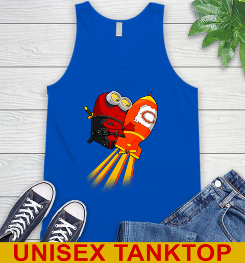NFL Football Chicago Bears Deadpool Minion Marvel Shirt Tank Top 4