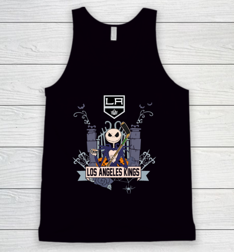 NHL Los Angeles Kings Hockey Jack Skellington Halloween Tank Top