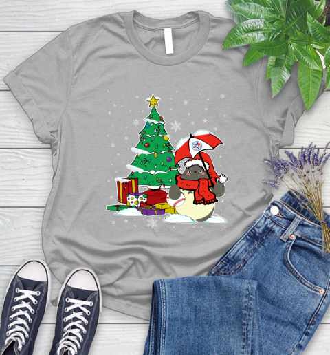 Toronto Blue Jays MLB Baseball Cute Tonari No Totoro Christmas Sports Women's T-Shirt 5
