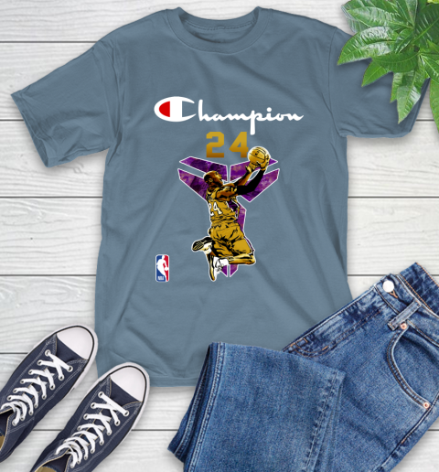 Kobe Bryant Champion Black Mamba 24 Shirt 9