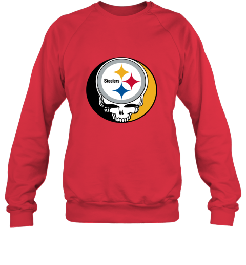 NFL Team Pittsburgh Steelers X Grateful Dead Logo Band Hoodie 