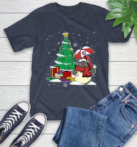 Chicago Cubs MLB Baseball Cute Tonari No Totoro Christmas Sports T-Shirt 3